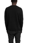 MD75 | SS26 - Oversized distressed knit sweater, MD13212