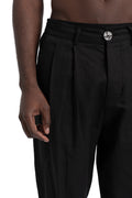 La Haine Inside Us | SS26 - Pleated Linen Cotton Pants, M1260