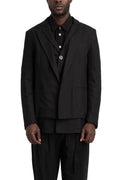 La Haine Inside Us | SS26 - Panelled Linen Cotton Blazer M1261