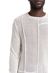 Lightweight knit sweater, White
