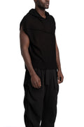 La Haine Inside Us | SS26 - Lightweight knit hooded tee, M1264 Black
