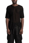 Lightweight knit tee, Black
