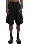 Pleated shorts
