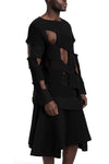 Comme des Garçons Homme Plus |  SS26 - Cut-out knit sweater, N002