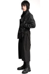 Julius_7 | SS26 - Coated Cropped High Neck Jacket, 937BLM5