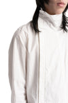 Julius_7 | SS26 - Stand Collar Shirt, White 937SHM2