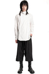 Julius_7 | SS26 - Stand Collar Shirt, White 937SHM2