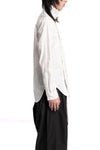 Julius_7 | SS26 - Stand Collar Shirt, White 937SHM2