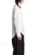 Julius_7 | SS26 - Stand Collar Shirt, White 937SHM2