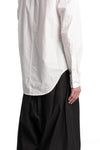 Julius_7 | SS26 - Stand Collar Shirt, White 937SHM2