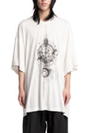 Oversized Print T-Shirt, White