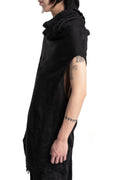Julius_7 | SS26 - Cowl Neck Draped Tunic, 937SHM7