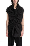 Julius_7 | SS26 - Cowl Neck Draped Tunic, 937SHM7