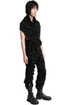 Julius_7 | SS26 - Cowl Neck Draped Tunic, 937SHM7