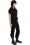 Julius_7 | SS26 - Cowl Neck Draped Tunic, 937SHM7