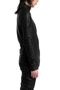 Julius_7 | SS26 - Coated Cotton Zip Hooded Sweater, 937CUM2-C