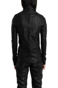 Julius_7 | SS26 - Coated Cotton Zip Hooded Sweater, 937CUM2-C