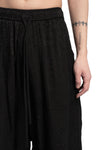 Julius_7 | SS26 - Wide Cropped Jacquard Culotte Trousers, 937PAM13