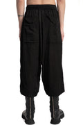 Julius_7 | SS26 - Wide Cropped Jacquard Culotte Trousers, 937PAM13
