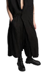 Julius_7 | SS26 - Wide Cropped Jacquard Culotte Trousers, 937PAM13