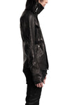 Isaac Sellam | SS26 - High Neck Lambskin Leather Jacket, IMPARABLE