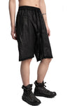 Isaac Sellam | SS26 - Fractured Lambskin Shorts, DECONTRACTE
