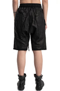 Isaac Sellam | SS26 - Fractured Lambskin Shorts, DECONTRACTE