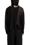 Professor.E | SS26 - Open Knit Panel Sweater, 26SS-PE-KT-01