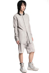 69 by Isaac Sellam | SS26 - Structured cotton mandarin collar shirt, Alu DANDY