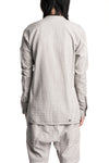 69 by Isaac Sellam | SS26 - Structured cotton mandarin collar shirt, Alu DANDY