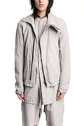 69 by Isaac Sellam | SS26 - Structured cotton high neck jacket, Alu ASYMETRIQUE