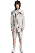 69 by Isaac Sellam | SS26 - Structured cotton high neck jacket, Alu ASYMETRIQUE