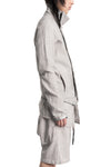 69 by Isaac Sellam | SS26 - Structured cotton high neck jacket, Alu ASYMETRIQUE