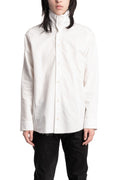 LEB by Leon Emanuel Blanck | SS26 - High Collar Button Shirt 02-HCS-LW