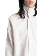 LEB by Leon Emanuel Blanck | SS26 - High Collar Button Shirt 02-HCS-LW