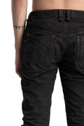 Blackmerle | SS26 - Ink-Overdyed Rider Pants, 221-B01-705WS/INK