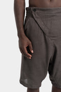 LEON LOUIS | SS25 - FEUM Raw silk Shorts