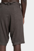 LEON LOUIS | SS25 - FEUM Raw silk Shorts