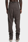 Raw silk pants