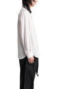 Forme D'Expression | SS26 - Crinkled Cotton Dapper Shirt, White US037-F03E