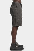 MD75 | SS25 - Woven cotton shorts, Antra resin, MD12286
