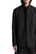 Forme D'Expression | SS26 - Mandarin Stand Collar Overshirt, UG072