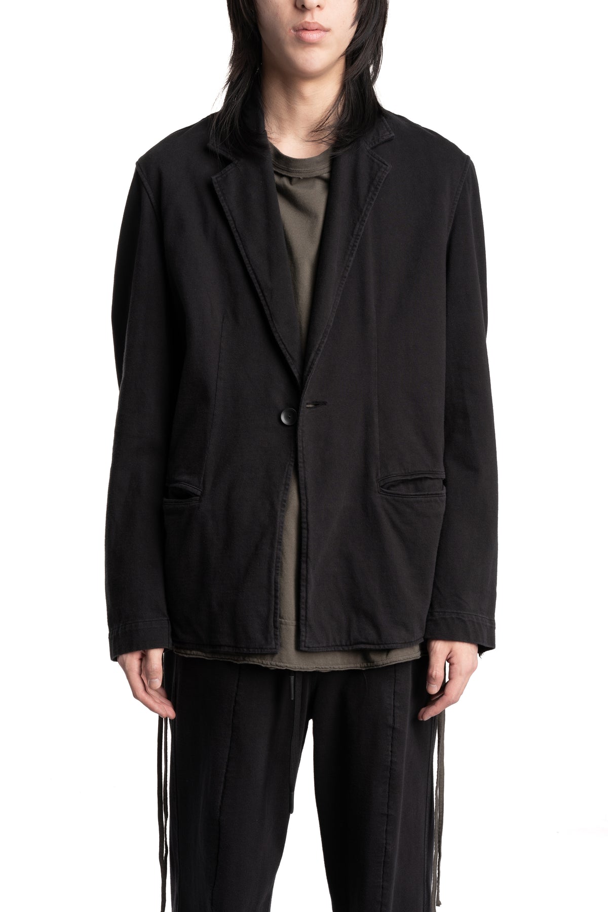 Andrea Ya'aqov | SS26 - Cotton jersey blazer, 26MGOW12