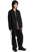 Andrea Ya'aqov | SS26 - Wide cotton jersey pants, 26MGOW11