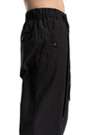 Andrea Ya'aqov | SS26 - Wide cotton poplin pants, Black 26MPAP24