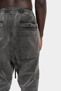 Thom Krom | AW25 - Velvet drawstring pants, Used grey MP16