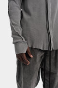 Thom Krom | AW25 - Ribbed jersey cotton shirt, Used grey MTS894