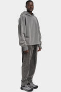 Thom Krom | AW25 - Oversized hood sweater, Used grey MS186