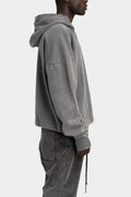 Thom Krom | AW25 - Oversized hood sweater, Used grey MS186
