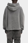 Thom Krom | AW25 - Oversized hood sweater, Used grey MS186